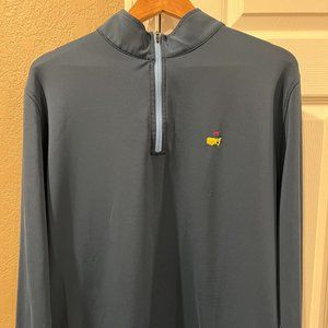 The Masters Peter Millar 1/4 zip Pullover XL Blue